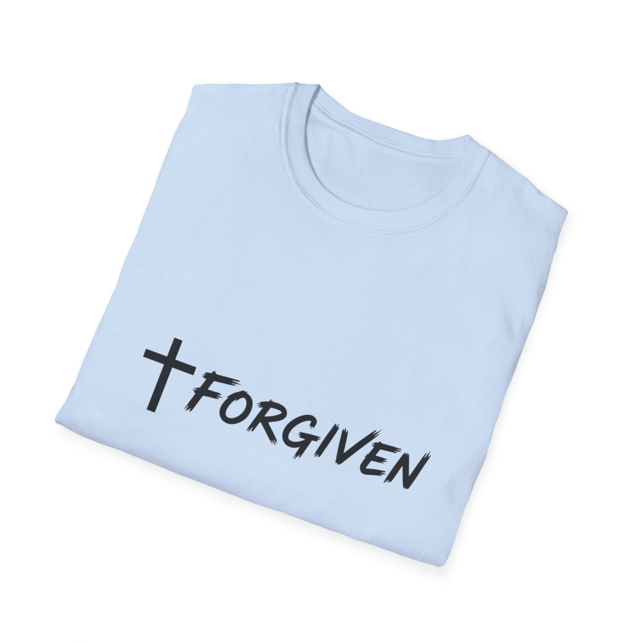 Forgiven Cross T-Shirt — Christian Faith Inspirational Tee
